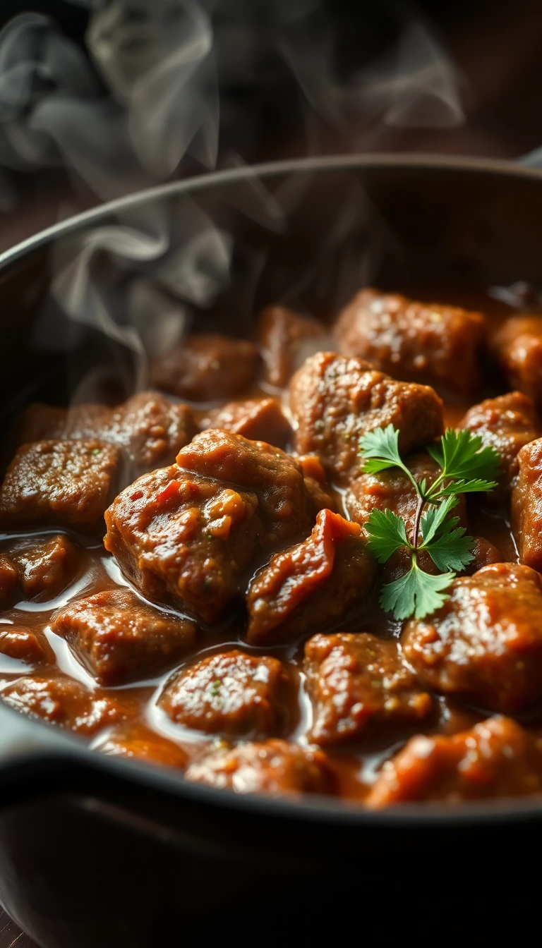 Plat mijoté à base de morceaux économiques